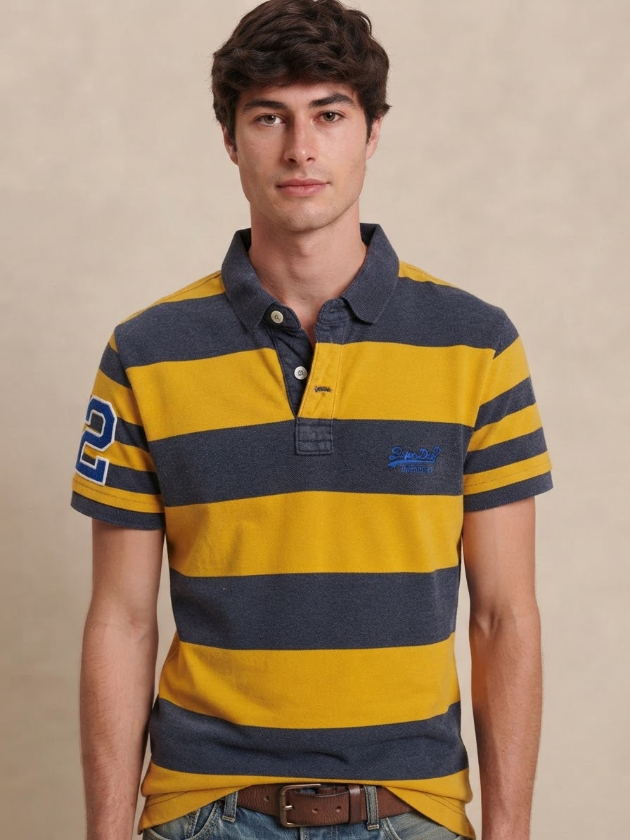 Polo a righe Superdry