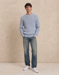Maglione Girocollo a Trecce Azzurro – Gant