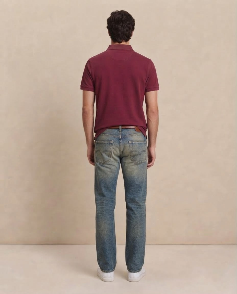 Polo bordeaux Gant
