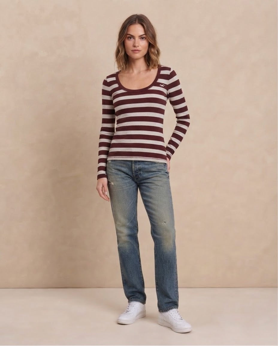 Maglia manica lunga hollister  (MA1)