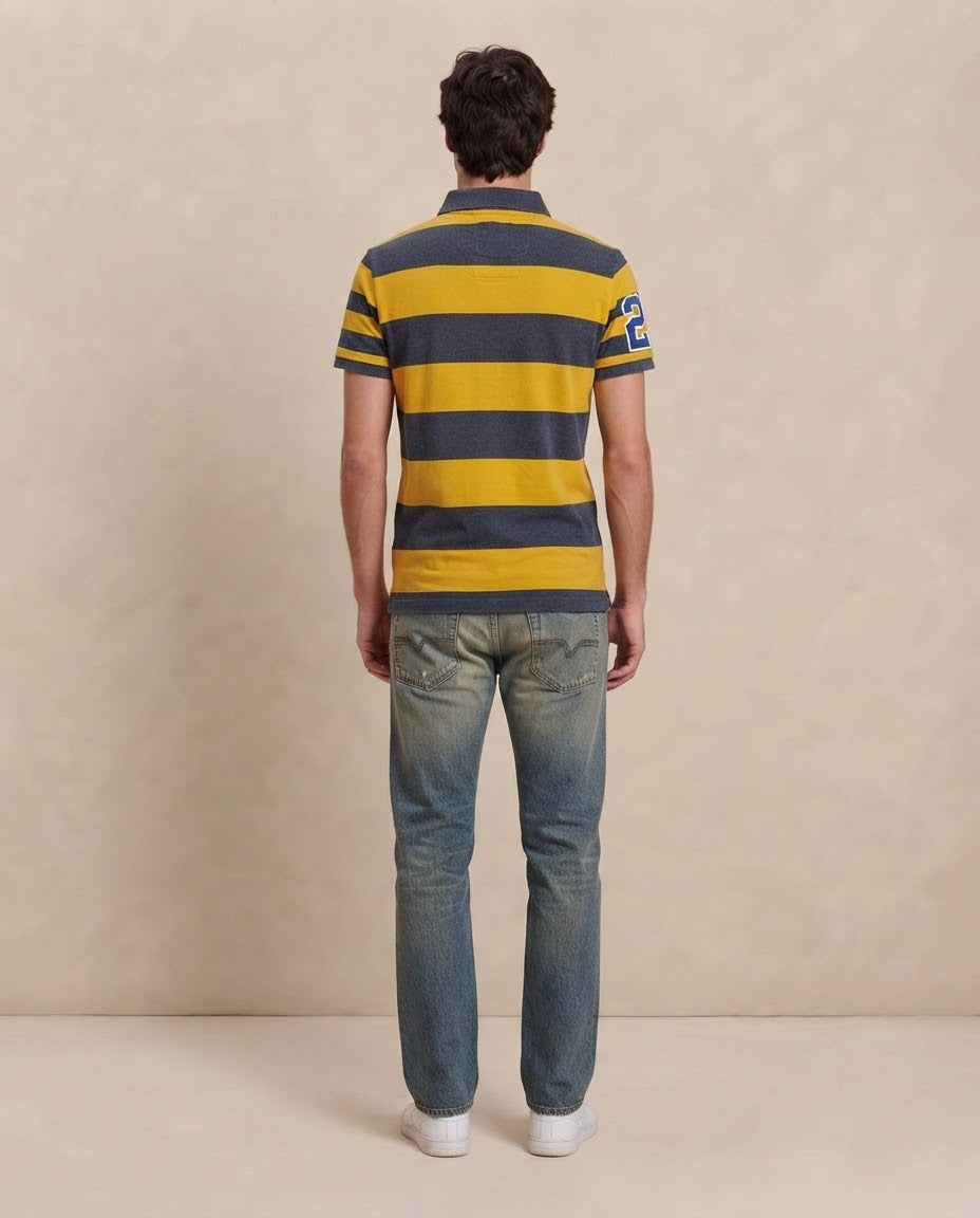 Polo a righe Superdry