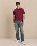 Polo bordeaux Gant