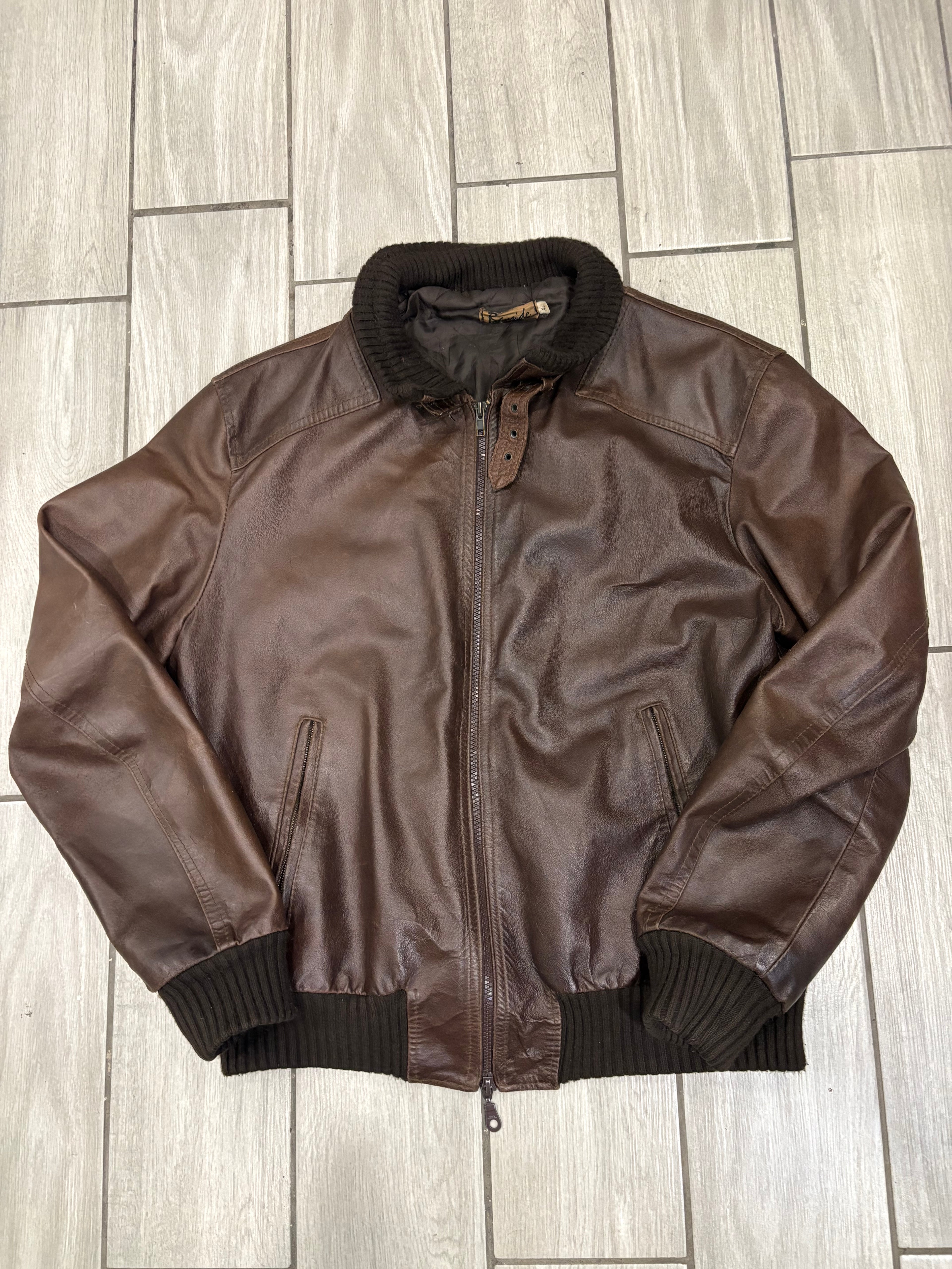 Bomber vintage in pelle (GB01)